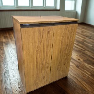 Contra Teak Veneer MDF Office Cupboard