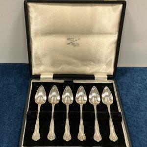 Oddy Wilson & Co Ltd Set of 6 Silver Plated Grapefruit Spoons