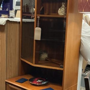 Vintage Mid-century Teak Display Cabinet
