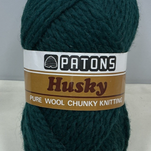 Patons Husky 100% Pure Wool Shade:2059 Green 50g