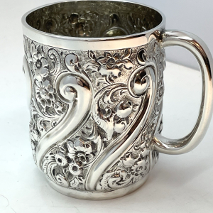 Antique Silver Christening Cup London 1894 (152g) Wakely & Wheeler