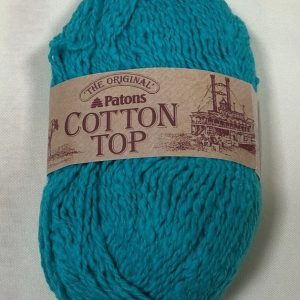 The Original Patons Cotton Top Yarn Shade:6448 Turquoise 50g