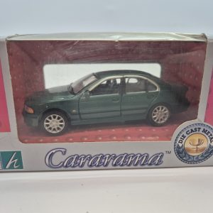 Cararama Die Cast Metal Dark Green BMW 528i 1:43