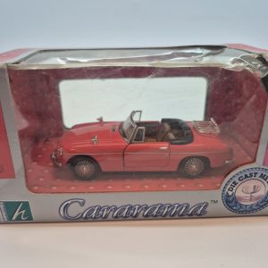 Cararama Die Cast Red MG MGB Cabriole 1:43