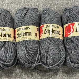 4x Patons Diploma Wool Rich High Performance DK Shade:6710 Grey 50g