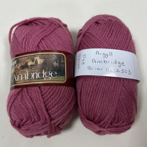2x Argyll Ambridge DK Wool Shade:503 Briar Rose 50g