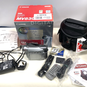 Canon MV830 Mini Video Camcorder 20x Optical Zoom/400 Digital Zoom