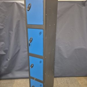 Probe 4 Door Locker Blue Black With Active Coat Keys Included