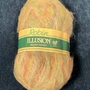 Robin Illusion Brushed Fashion Mohair Shade:3588 Multi Pastels 50g