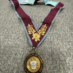 Vintage Masonic Mark Collarette and Jewel - Grand Lodge of Mark Master Masons