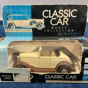 Classic Car Model Collection Die Cast 1930 Classic Convertible