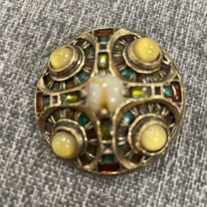 Vintage Miracle Brooch Scottish Celtic Shield