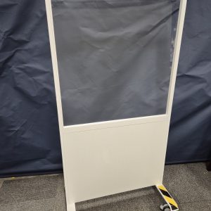 Half Glazed Vinyl Privacy/Safety Screens on Wheels