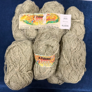 13x Patons Linen Look DK Yarn Shade:2171 Willow 50g