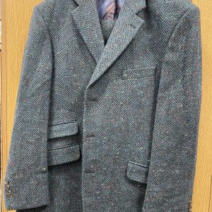 Peter Christian Suit Mens 46S W44 L27 Multi Flecked Tweed 2 Piece Wool Ireland
