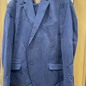 Peter Christian Suit Set Men's 46S (44 X 28) Blue Classic Blazer Jacket & Pants