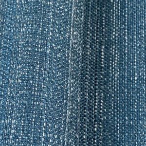 Ashley Wilde Raffia CollectionPolyester/Viscose Fabric Remnant - Kingfisher Blue