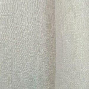 Ashley Wilde- Raffia Collection Polyester/Viscose Fabric Remnant-White Frost